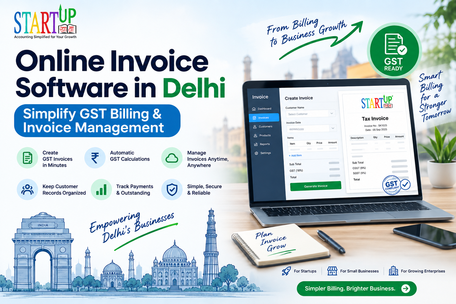Online Invoice Software in Delhi | Best GST Invoice & Billing Software